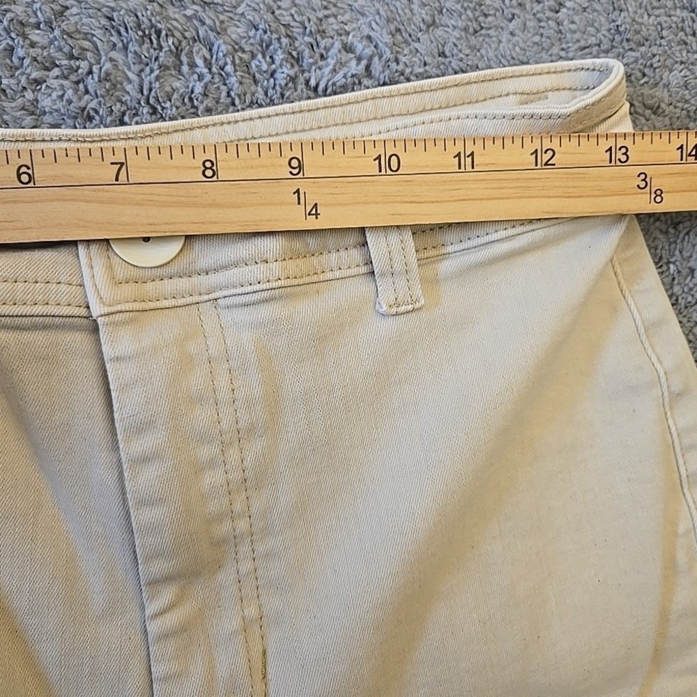 OAT New York Cream Stretch Twill Womens Pants Size 6/28 (27x27) Style P0004-SJTJ - Picture 6 of 8
